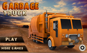 Miasto Garbage Truck Cleaner3D plakat