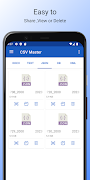 برنامه‌نما CSV Master File Converter عکس از صفحه