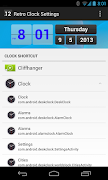 Retro Clock Settings capture d'écran 3