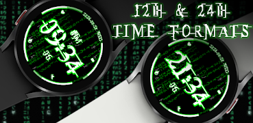Matrix Animated Watch Face Ekran Görüntüsü 1