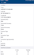 برنامه‌نما GNSS Status عکس از صفحه