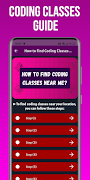 Coding Classes Guide ภาพหน้าจอ 7