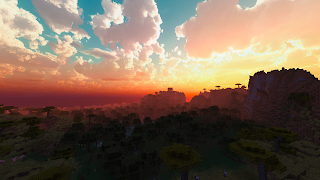 Sky Texture Pack Minecraft Mod تصوير الشاشة 1