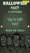 5 Schermata Halloween Biglietti d'Invito