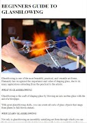 Glassblowing for Beginners Plakat