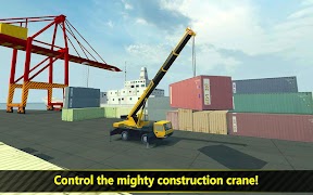 برنامه‌نما Construction & Crane SIM عکس از صفحه
