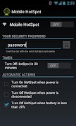 برنامه‌نما Mobile HotSpot عکس از صفحه