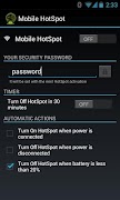 برنامه‌نما Mobile HotSpot عکس از صفحه