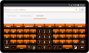 برنامه‌نما Orange Keyboard عکس از صفحه