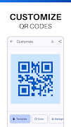 برنامه‌نما QR Code Maker: Generate & Scan عکس از صفحه