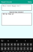 Nepali Unicode syot layar 1