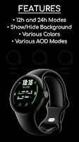 برنامه‌نما AD BrieF - Watch Face عکس از صفحه
