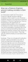Forensic Engineering Interview تصوير الشاشة 6