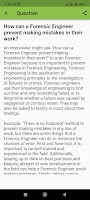 Forensic Engineering Interview capture d'écran 6