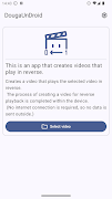 DougaUnDroid - reverse video screenshot 1