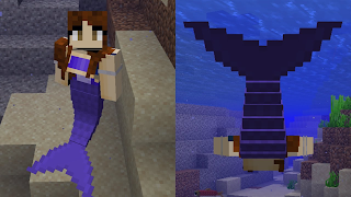 Mermaid Tails Mod Minecraft PE スクリーンショット 2