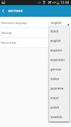 Diceware Password Generator. ภาพหน้าจอ 3