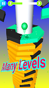 Helix Stack Ball Blast 3D Ekran Görüntüsü 1