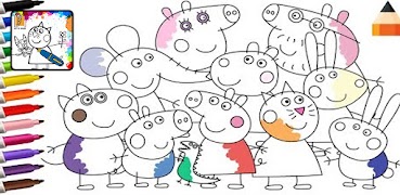 Draw : Peppo Piggy captura de pantalla 3