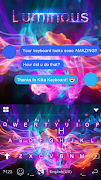 Luminous Kika Keyboard Theme poster