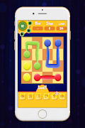 One Touch Drawing Link Dots poster