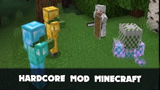 Hardcore Mod for Minecraft PE 스크린샷 2