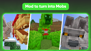 Morphing Mod in Mincraft Morph पोस्टर