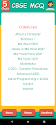CBSE Class 5 MCQ 스크린샷 1