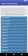 HTML5 Supported for Android -C captura de pantalla 1
