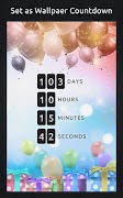 برنامه‌نما Birthday Countdown - Events Countdown عکس از صفحه