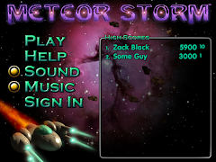 Meteor Storm syot layar 5