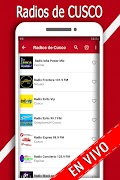 Radios de Cusco en vivo 스크린샷 5