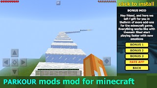 Parkour Mod For MCPE 스크린샷 2