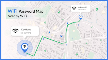 WiFi Password Map poster