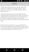 Barcode Compare PRO 스크린샷 4