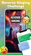 Reverse Singing Reverse Audio Plakat