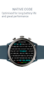 Word Clock Watch Face captura de pantalla 3