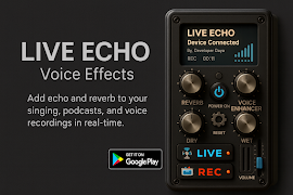 برنامهنما Live Echo Mic : Voice Effects عکس از صفحه