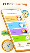 پوستر Kids Clock Learning