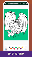 Devil & Demon Coloring Book screenshot 3