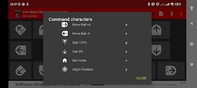 Arm Robot Bluetooth Controller ảnh chụp màn hình 1