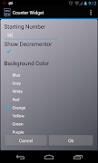 برنامه‌نما Counter Widget عکس از صفحه
