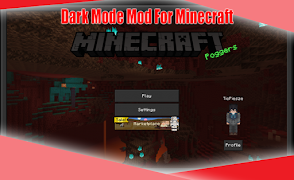 Dark Mode Mod For Minecraft اسکرین شاٹ 4