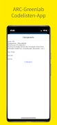ARC Codelisten-App syot layar 2