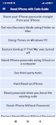 Reset iPhone with Code Guide Affiche
