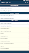 JEE Mains By Chapters Ekran Görüntüsü 1