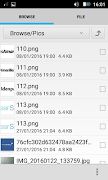 برنامه‌نما File Manager عکس از صفحه