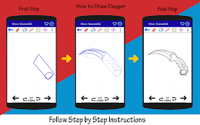 How to Draw Dagger Easy اسکرین شاٹ 1