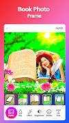 Book Photo Frame Affiche