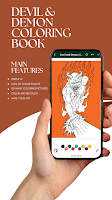 Devil & Demon Coloring Book poster